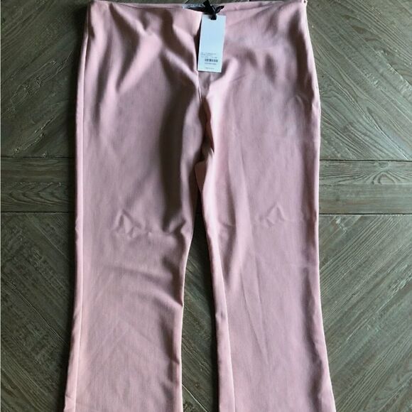 Vivetta Culottes cropped wool pink pants trousers 42 6 US New - Picture 2 of 11